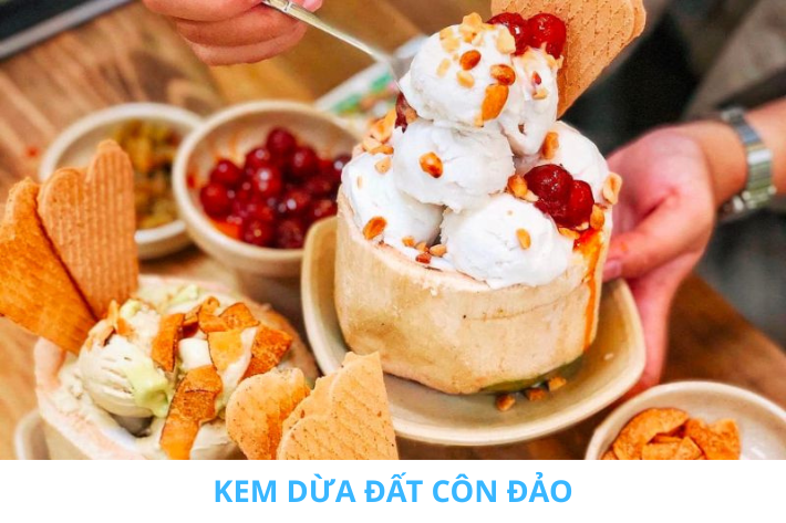 KEM DỪA ĐẤT CÔN ĐẢO